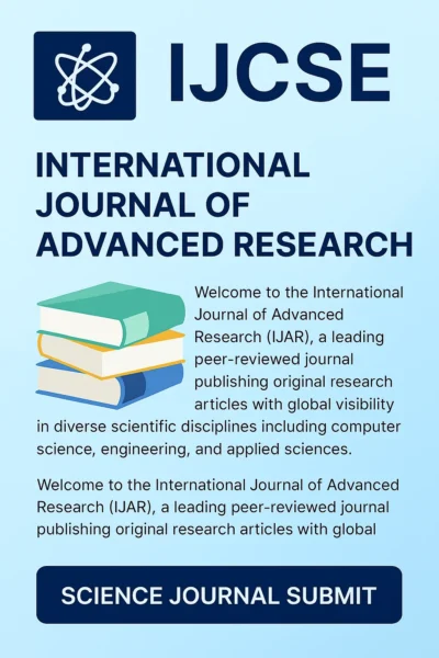 International Journal of Advanced Research – IJAR Submission Banner with Books