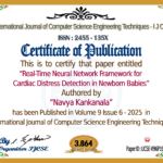 Real-Time Neural Network Framework for Cardiac Distress Detection in Newborn Babies | IJCSE Volume 9 – Issue 6 | IJCSE-V9I6P19